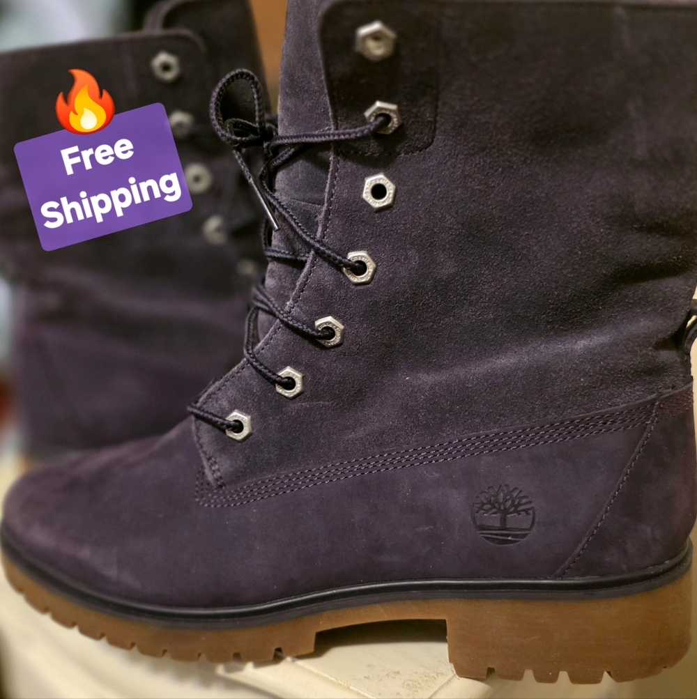 Timberland Women Purple Boots